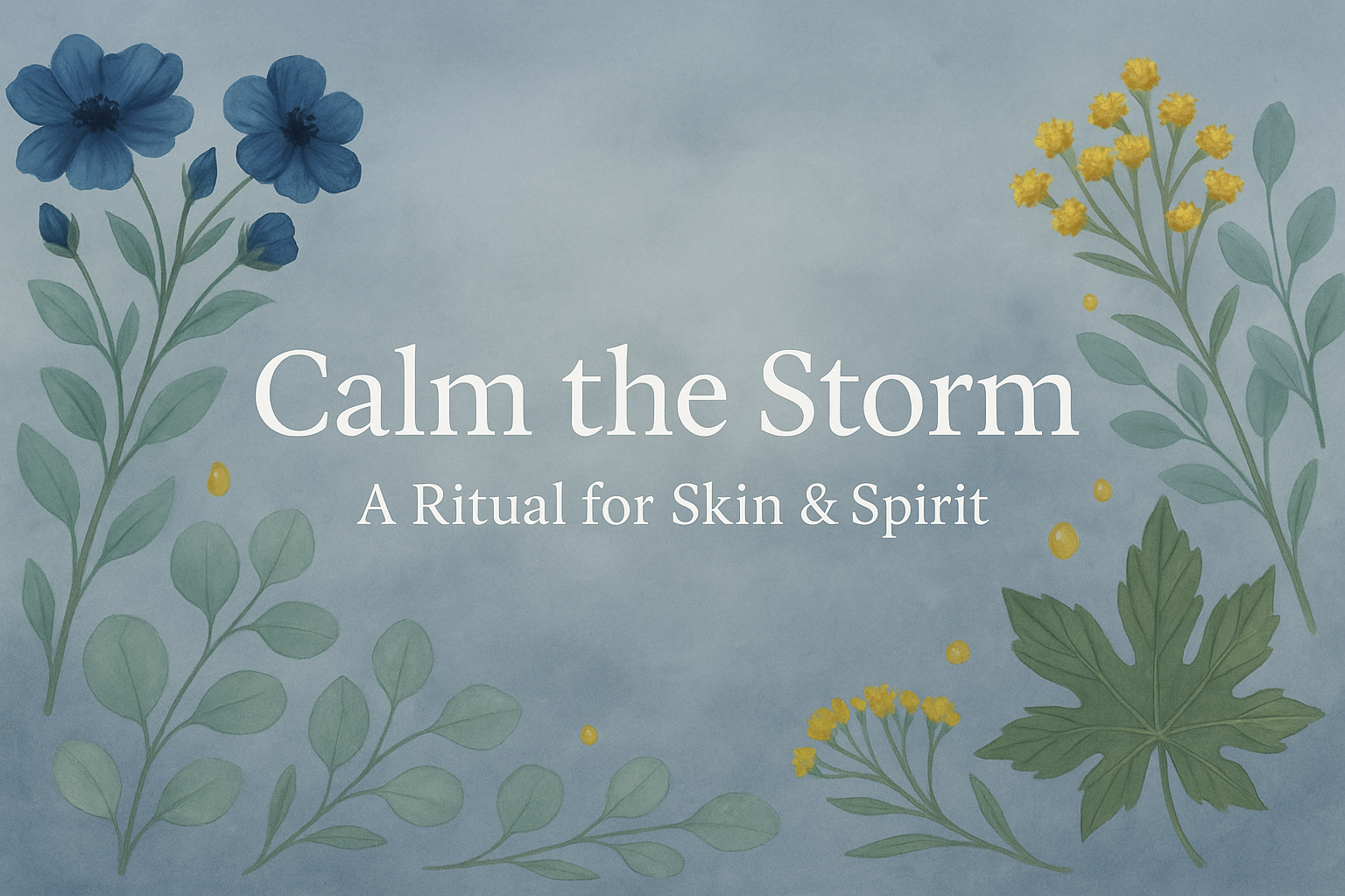 Calm the Storm: A Stress-Relief Skincare Ritual for Balance & Peace